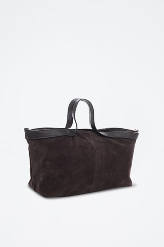Leren Shopper Bassignana - Bruin