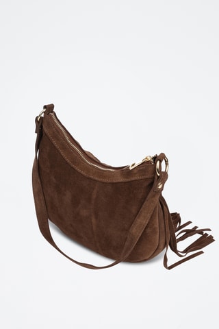Leren Schoudertas Barlassina - Bruin