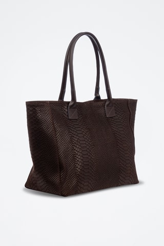 Sac porté épaule en cuir Avola - Marron