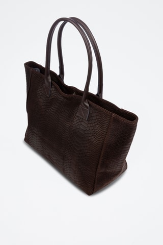 Sac porté épaule en cuir Avola - Marron