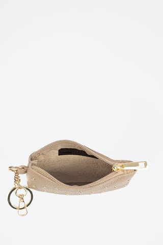 Leren Portemonnee Bellosguardo - Taupe
