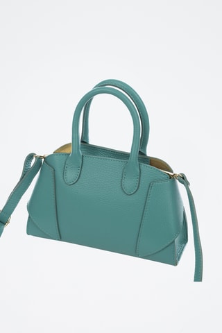 Leren Handtas Bernalda - Turquoise