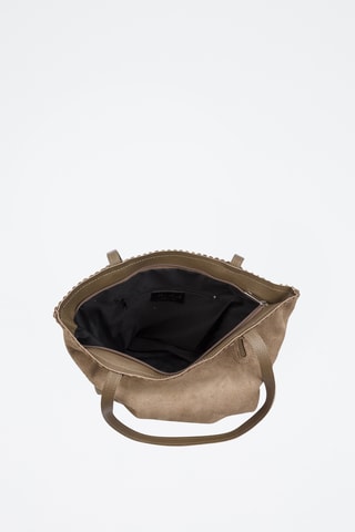 Leren Shopper Bellino - Taupe
