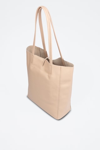 Cabas en cuir - Beige