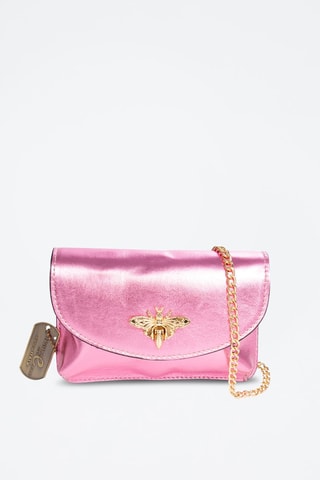 Sac bandoulière en cuir Aquilonia - Rose