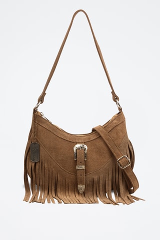 Nubuck Handtas Barlassina - Taupe