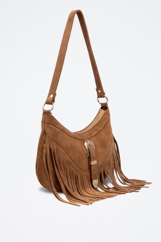 Nubuck Handtas Barlassina - Taupe