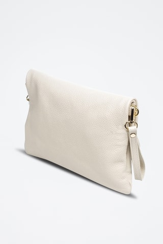 Sac bandoulière en cuir Bertinoro - Beige