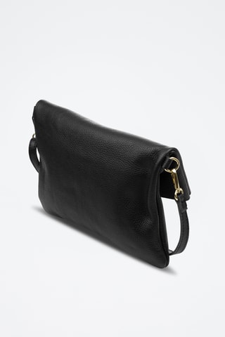 Sac bandoulière en cuir Bertinoro - Noir