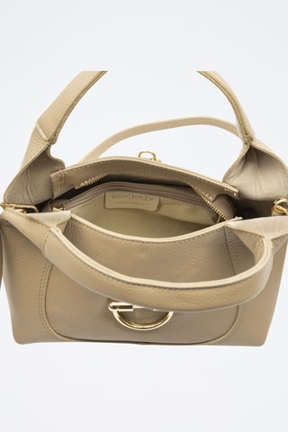 Leren Handtas Bernardi - Taupe