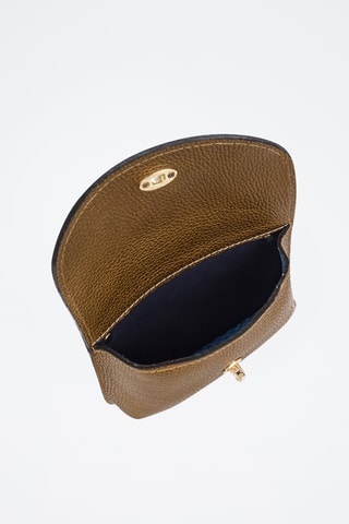 Leren Clutch Aquilonia - Mosterdgeel