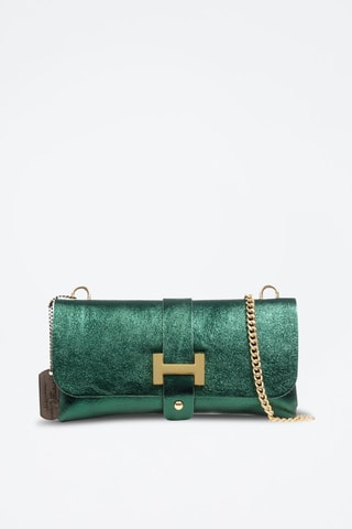 Sac bandoulière en nubuck - Vert