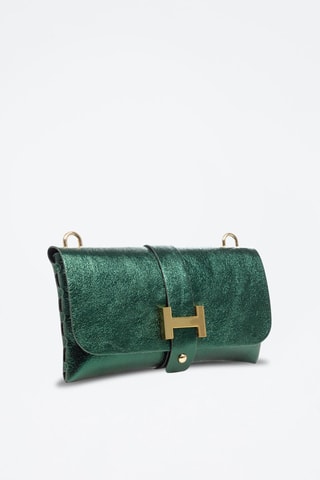 Sac bandoulière en nubuck - Vert