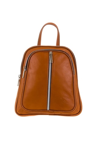 Leren Rugtas Camel - Bruin