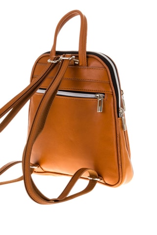 Leren Rugtas Camel - Bruin