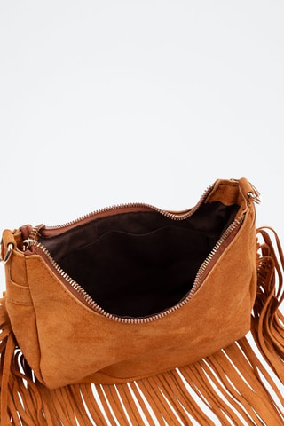 Nubuck Trendy Handtas Ateleta - Oranje