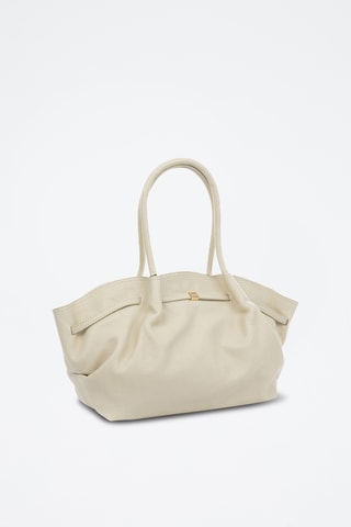 Leren Handtas - Beige