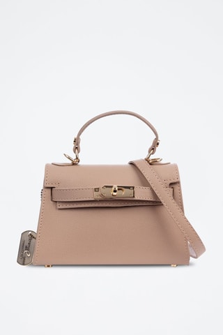 Leren Handtas Asciano - Beige