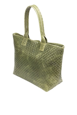 Leren Handtas Groen - Groen