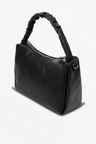 Sac porté épaule en cuir Amatrice - Noir