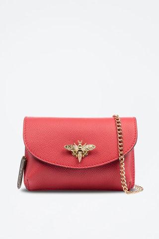 Sac bandoulière en cuir - Rose