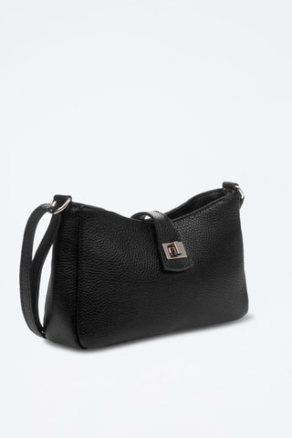 Sac porté épaule en cuir Arsoli - Noir
