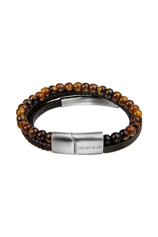 Pulsera - Piel - Marrón