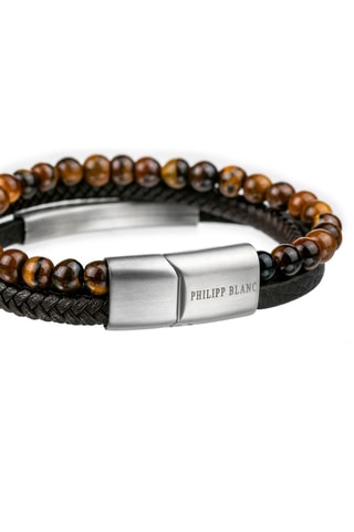 Pulsera - Piel - Marrón
