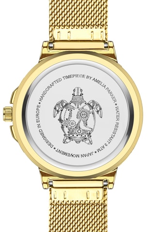 Reloj de cuarzo de acero Orcena - Nácar