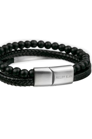 Pulsera - Piel - Negro