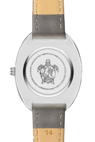 Reloj de cuarzo de piel Soraya - Gris