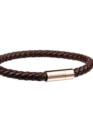 Estuche reloj de cuarzo de piel y pulsera de piel
