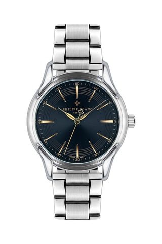 Reloj de cuarzo de acero inoxidable - Plateado