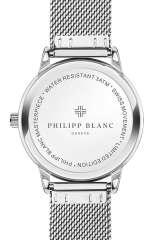 Reloj de cuarzo de acero - Plateado