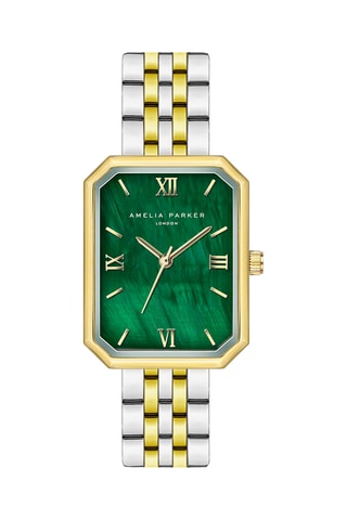 Reloj de cuarzo de acero Terrene - Nácar