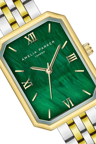 Reloj de cuarzo de acero Terrene - Nácar