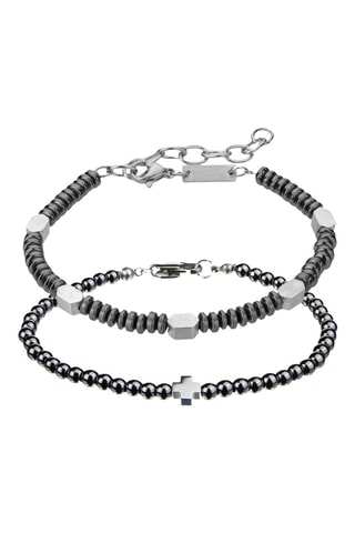 2 pulseras Benjamin - Hematitas