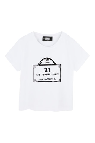 T-shirt - Wit - Karl Lagerfeld