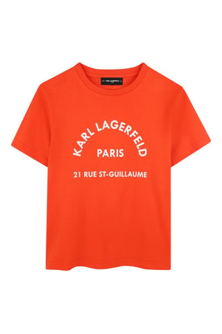 T-shirt - Orange - Karl Lagerfeld