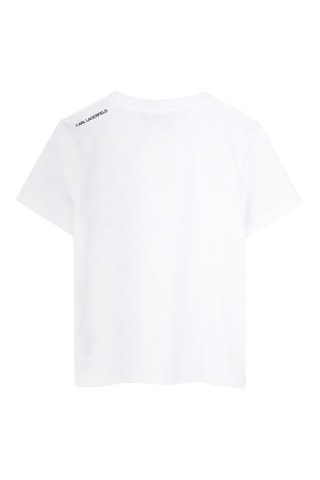 T-shirt - Wit - Karl Lagerfeld