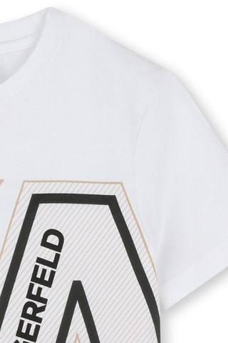 T-shirt - Wit - Karl Lagerfeld