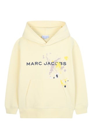 Sweat à capuche en coton biologique - Jaune - Marc Jacobs