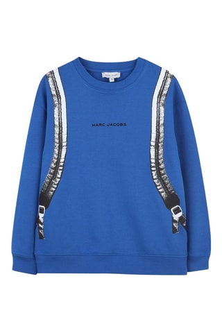 Biologisch Katoenen Sweater - Felblauw - Marc Jacobs