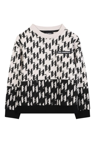Sweater - Zwart en Beige - Karl Lagerfeld