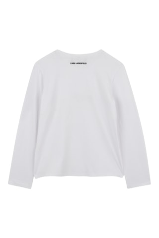 Biologisch Katoenen T-shirt - Wit - Karl Lagerfeld