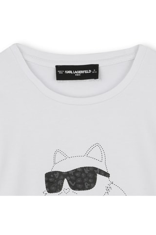 Biologisch Katoenen T-shirt - Wit - Karl Lagerfeld