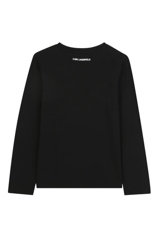 Biologisch Katoenen T-shirt - Zwart - Karl Lagerfeld