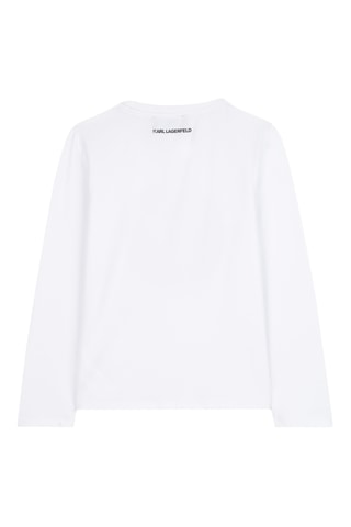 Biologisch Katoenen T-shirt - Wit - Karl Lagerfeld