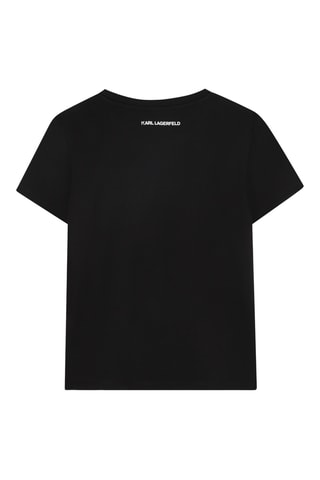 Biologisch Katoenen T-shirt - Zwart - Karl Lagerfeld