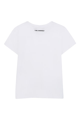 Biologisch Katoenen T-shirt - Wit - Karl Lagerfeld